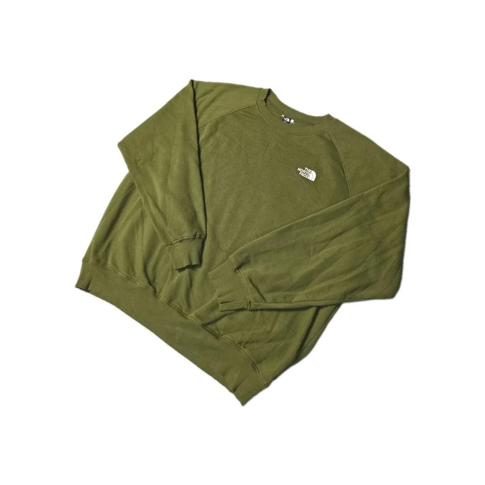 The North Face Evolution Fleece Olive Green Mens 2XL Crew Neck Sweatshirt